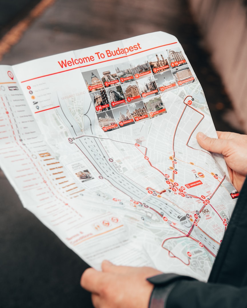 Budapest tourist map